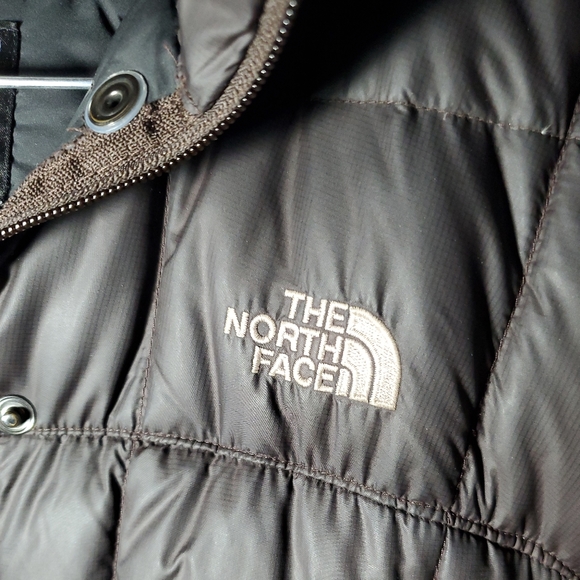 The North Face Puffer Jacket 700 Women Size XS Brown Goose down - Picture 2 of 8